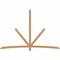 Ekena Millwork Alberta Timber Gable Bracket, Western Red Cedar, 108"W x 72"H x 1 1/2"D x 3 1/2"F, 16/12 Pitch GBW108X72X0204ALB00SWR - alternate 1